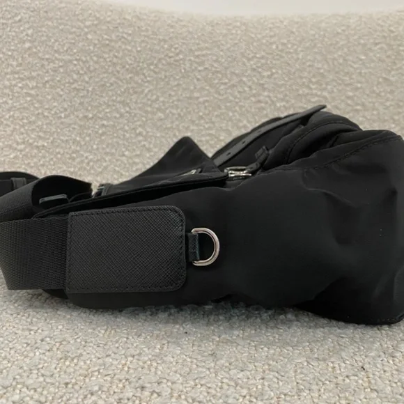 Authentic Pre-Owned Prada Vela Shoulder Bag Nylon Nero - Picture 9 of 16